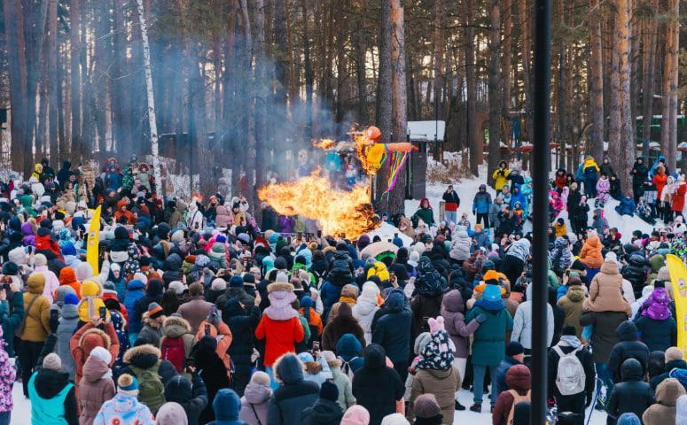 Фото «Крошка моя», салют и сожжение зимы: как Новосибирск оторвался на праздничных выходных 6