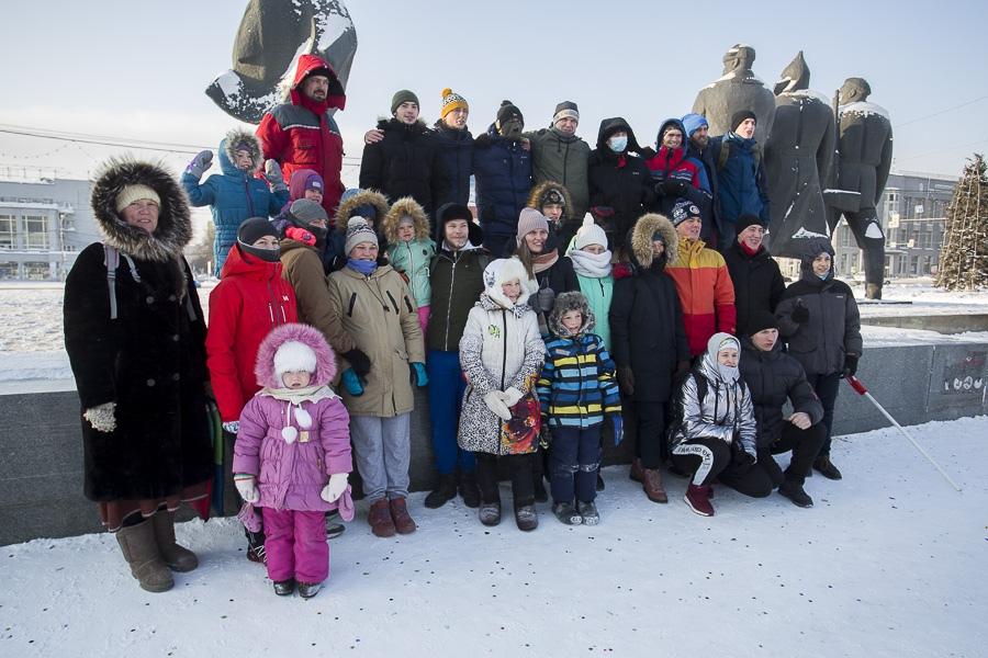 Фото Поборники ЗОЖ устроили в -30 в Новосибирске «Русскую пробежку» 4