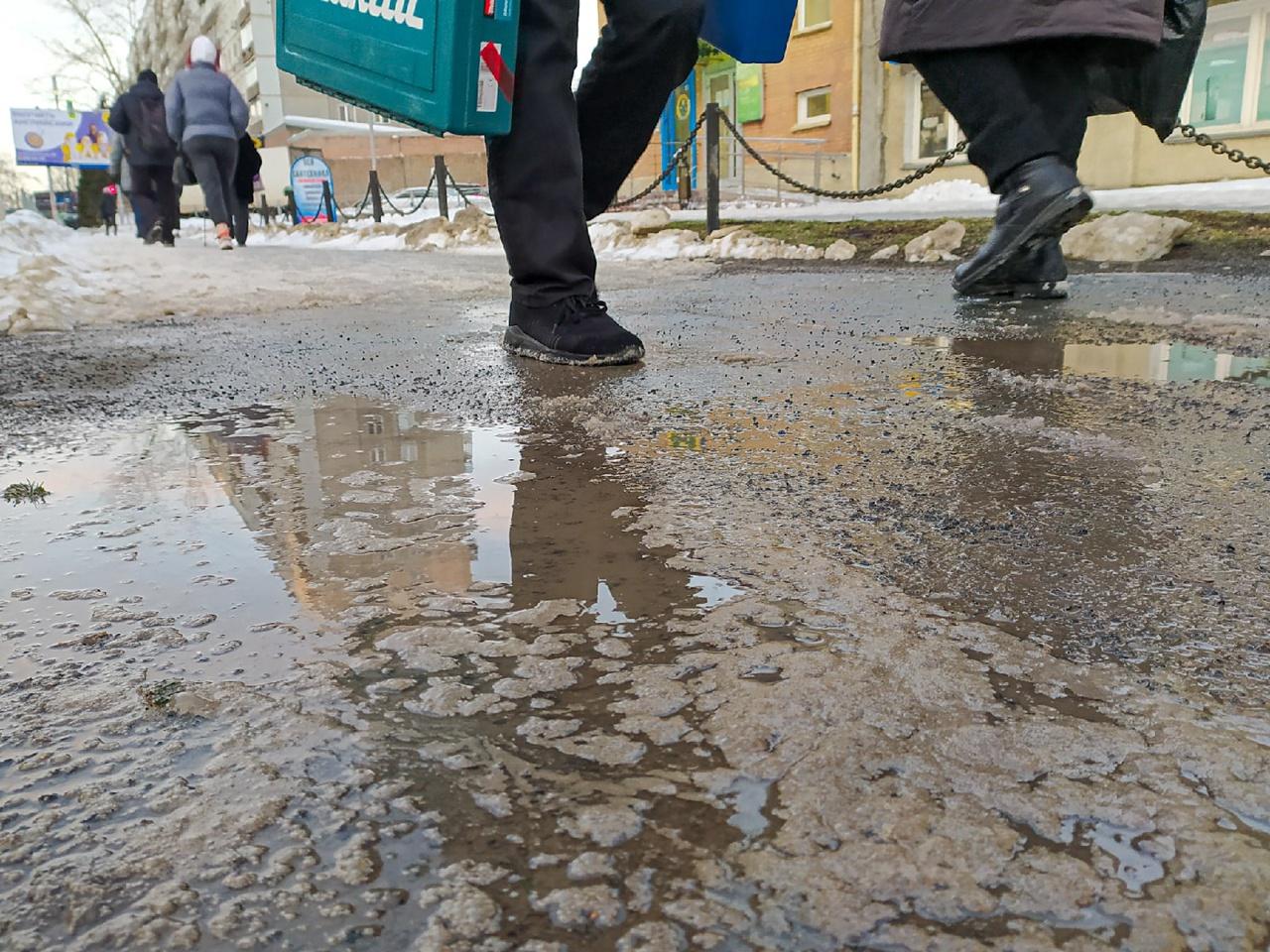 Фото Оттепель до +3 с дождём пришла в Новосибирск 17 января 5