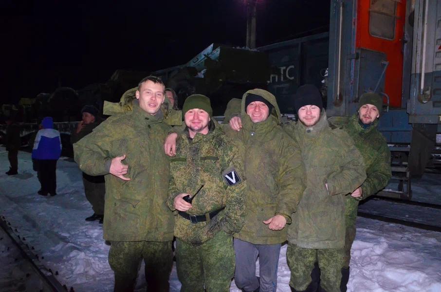 Фото Из Новосибирской области отправился эшелон с мобилизованными в зону СВО 2