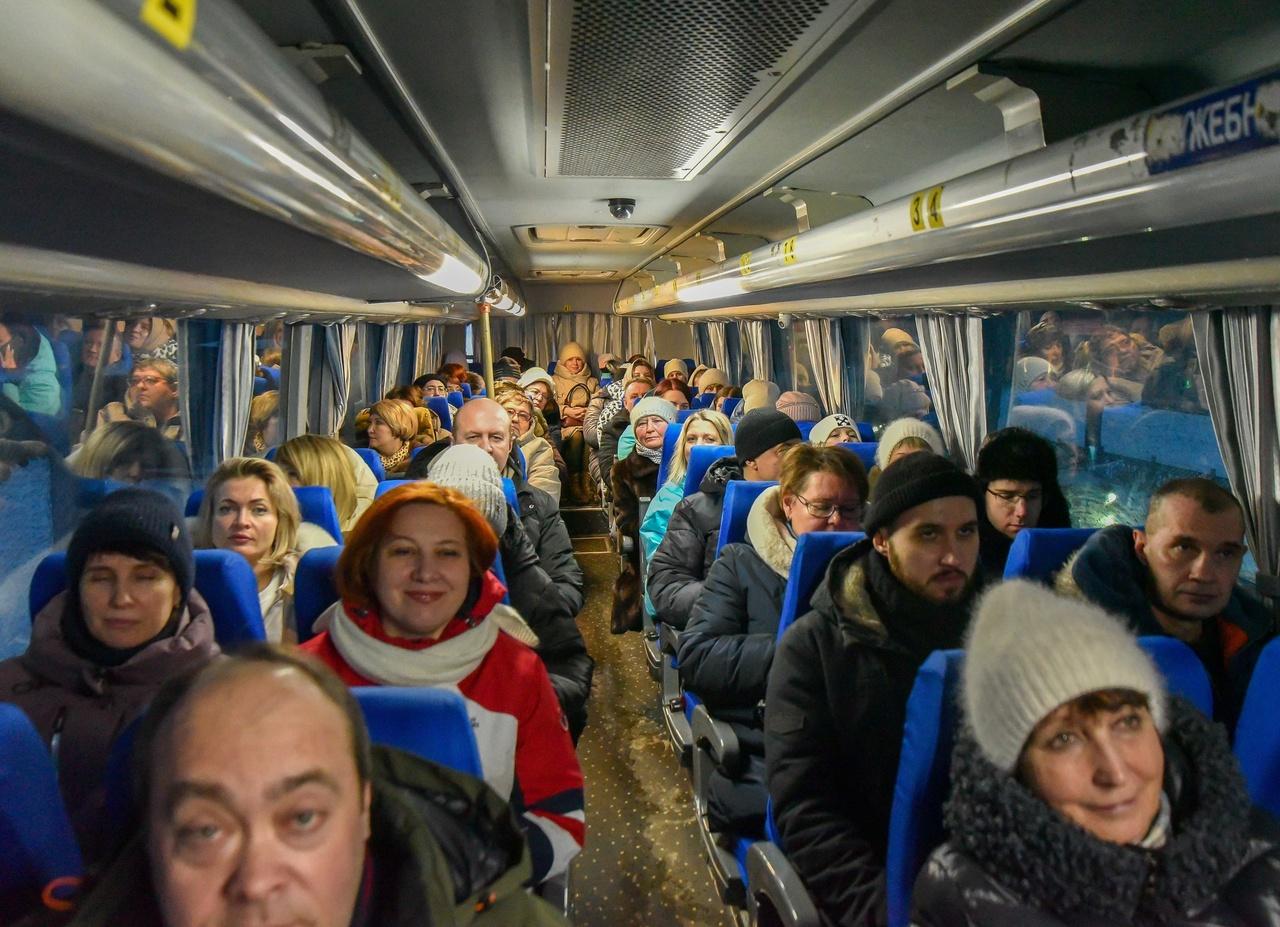 Фото В Новосибирске состоялся «Первый новогодний маршрут». Фоторепортаж 3