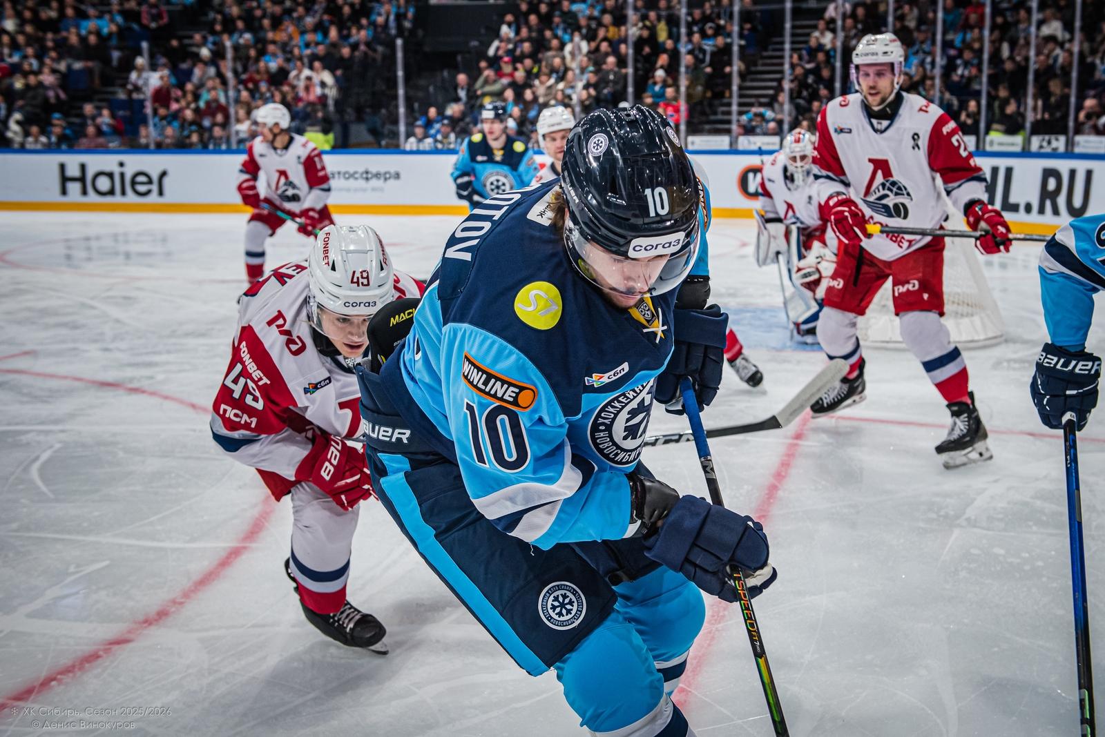 Фото «Сибирь» уступила «Локомотиву» со счётом 2:3: яркие кадры напряжённого матча 2