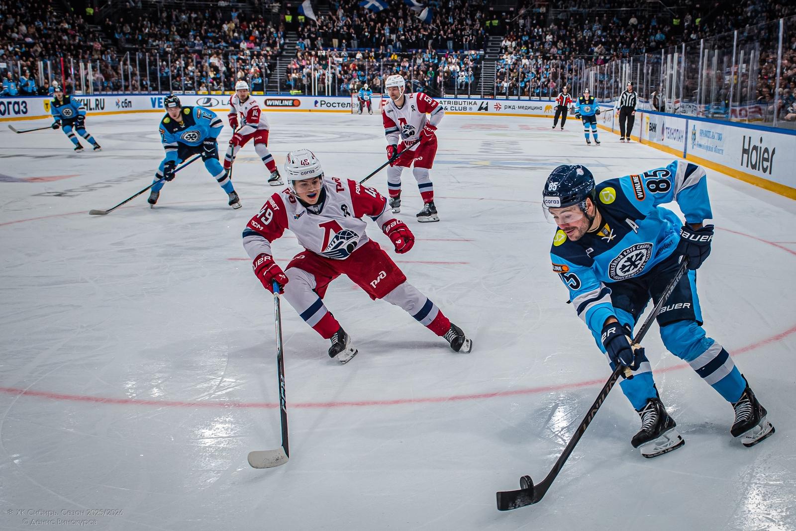 Фото «Сибирь» уступила «Локомотиву» со счётом 2:3: яркие кадры напряжённого матча 11