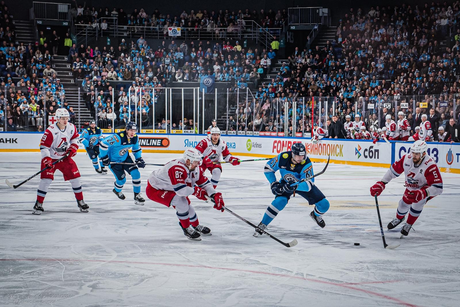 Фото «Сибирь» уступила «Локомотиву» со счётом 2:3: яркие кадры напряжённого матча 14