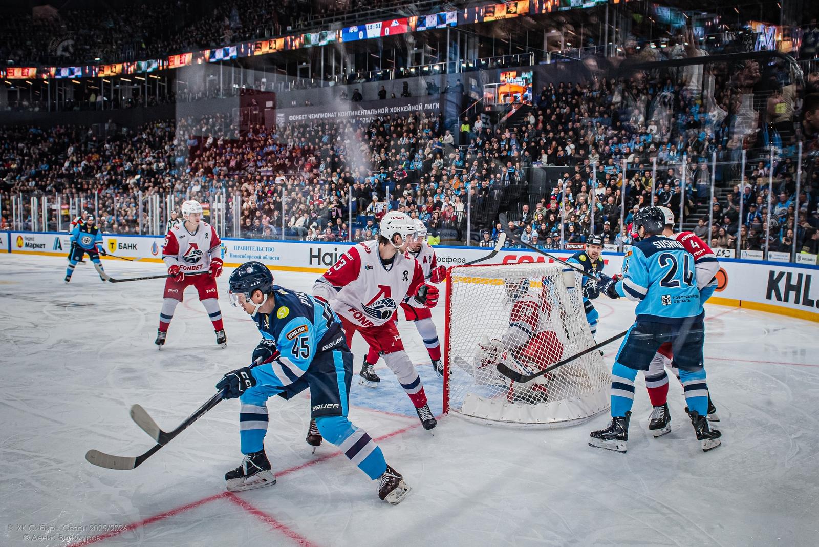 Фото «Сибирь» уступила «Локомотиву» со счётом 2:3: яркие кадры напряжённого матча 6