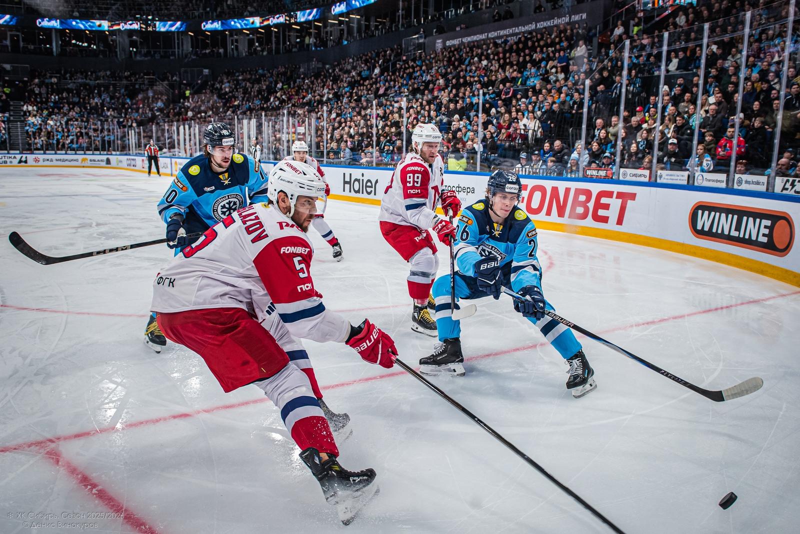 Фото «Сибирь» уступила «Локомотиву» со счётом 2:3: яркие кадры напряжённого матча 7