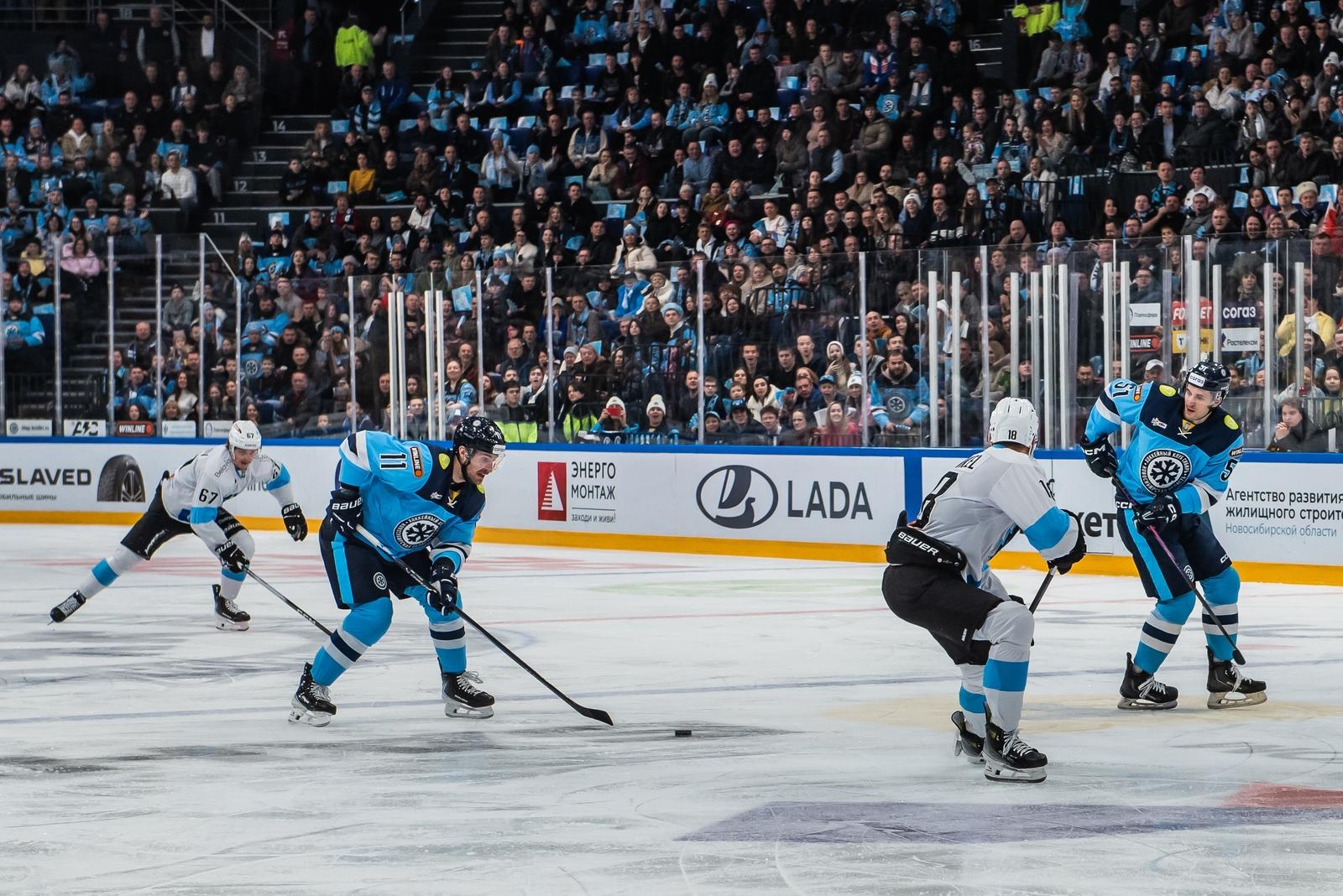 Фото Хоккейная «Сибирь» уверенно обыграла минское «Динамо»: яркие кадры матча 2