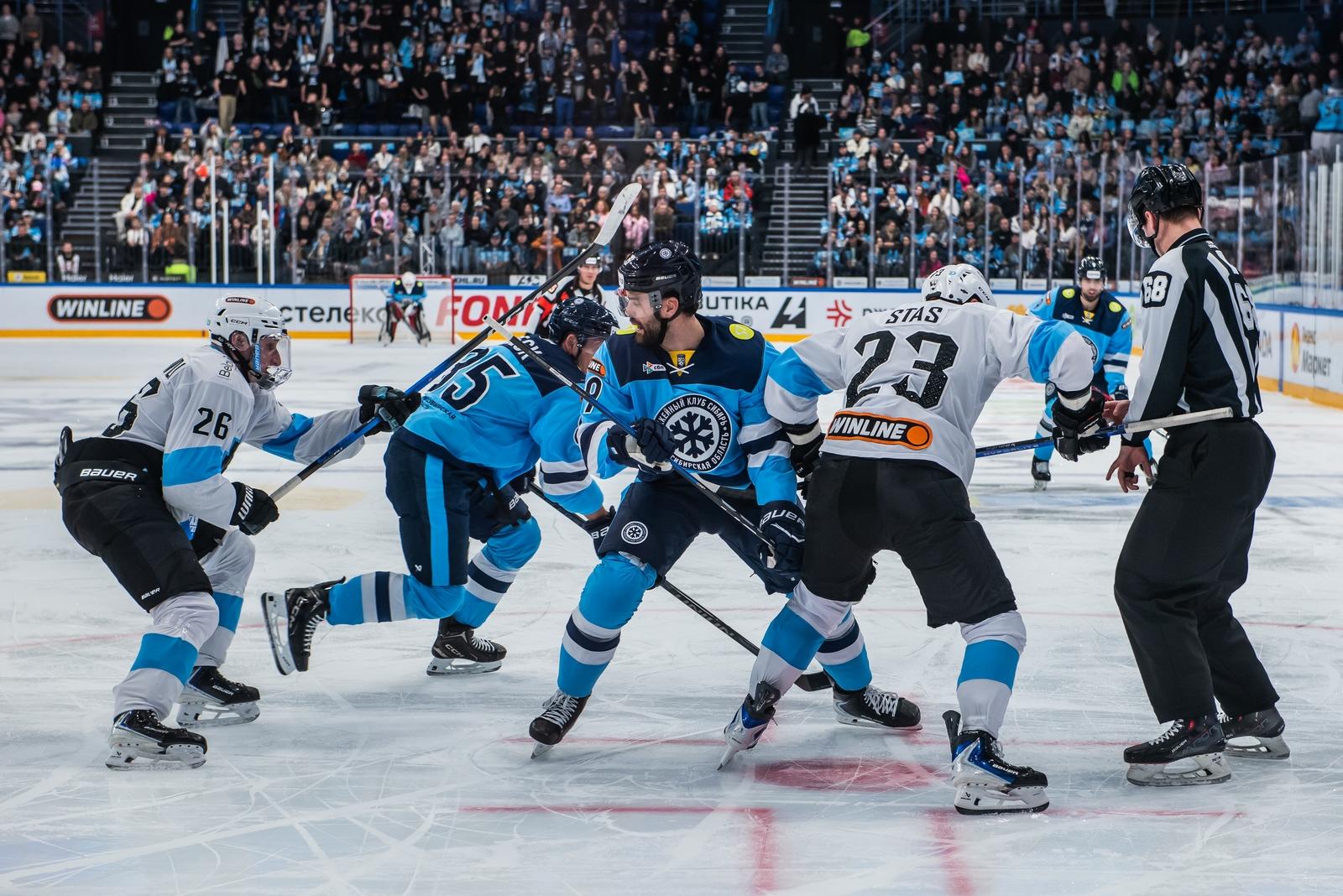 Фото Хоккейная «Сибирь» уверенно обыграла минское «Динамо»: яркие кадры матча 6