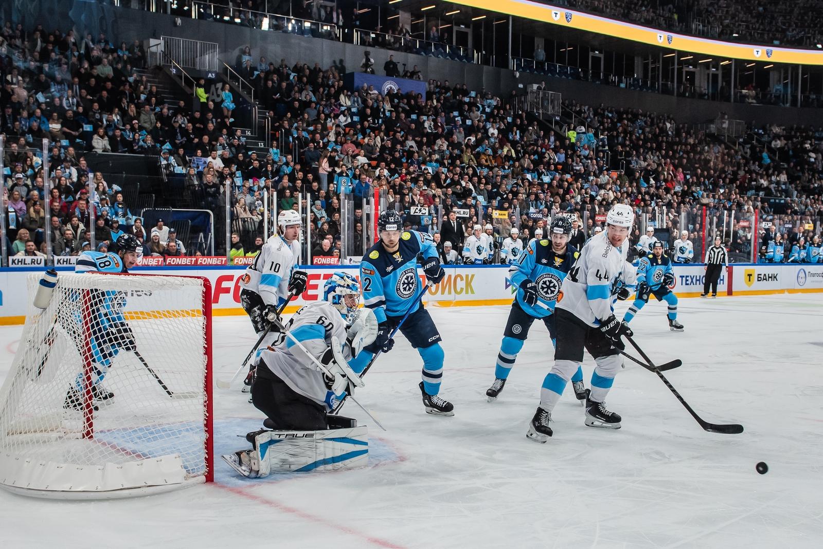 Фото Хоккейная «Сибирь» уверенно обыграла минское «Динамо»: яркие кадры матча 7