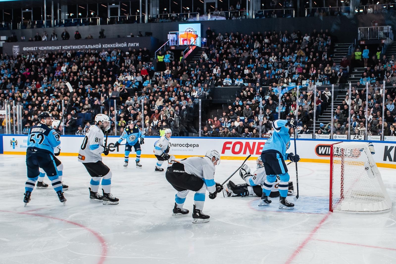 Фото Хоккейная «Сибирь» уверенно обыграла минское «Динамо»: яркие кадры матча 21