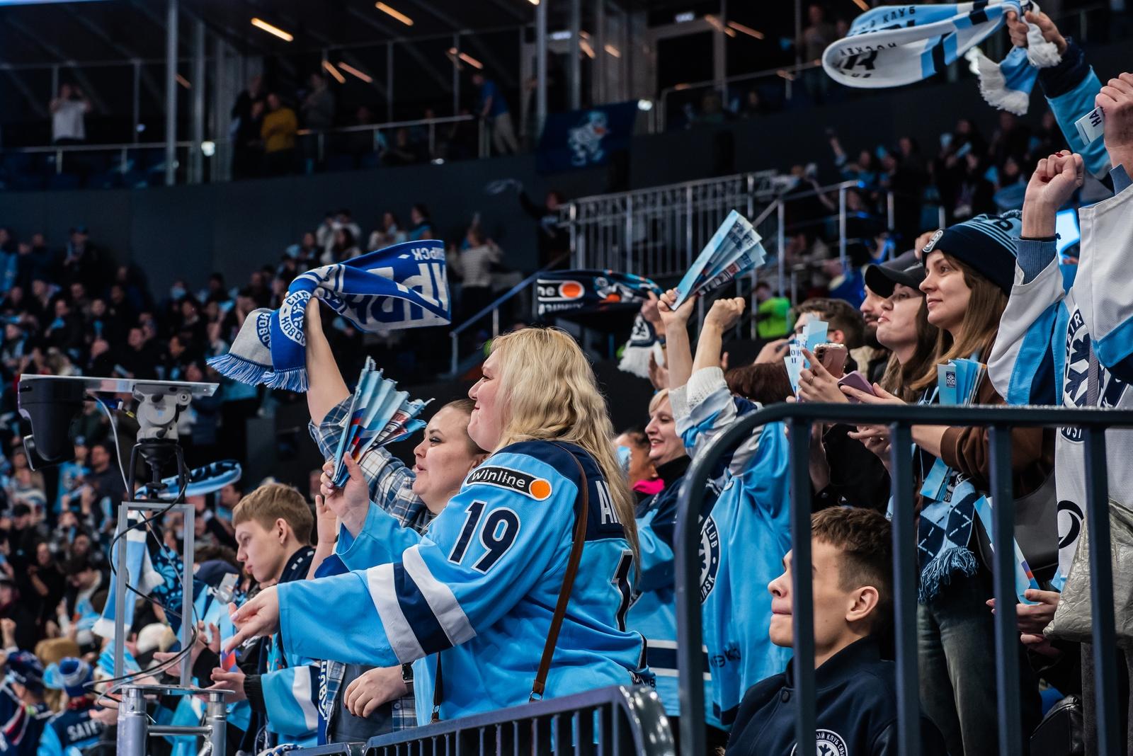 Фото Хоккейная «Сибирь» уверенно обыграла минское «Динамо»: яркие кадры матча 23