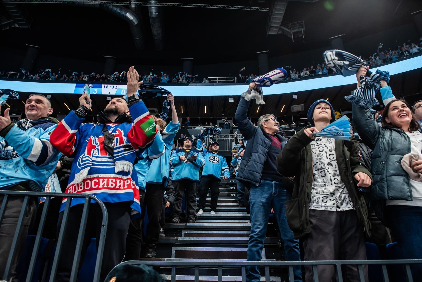 Фото Хоккейная «Сибирь» уверенно обыграла минское «Динамо»: яркие кадры матча 24