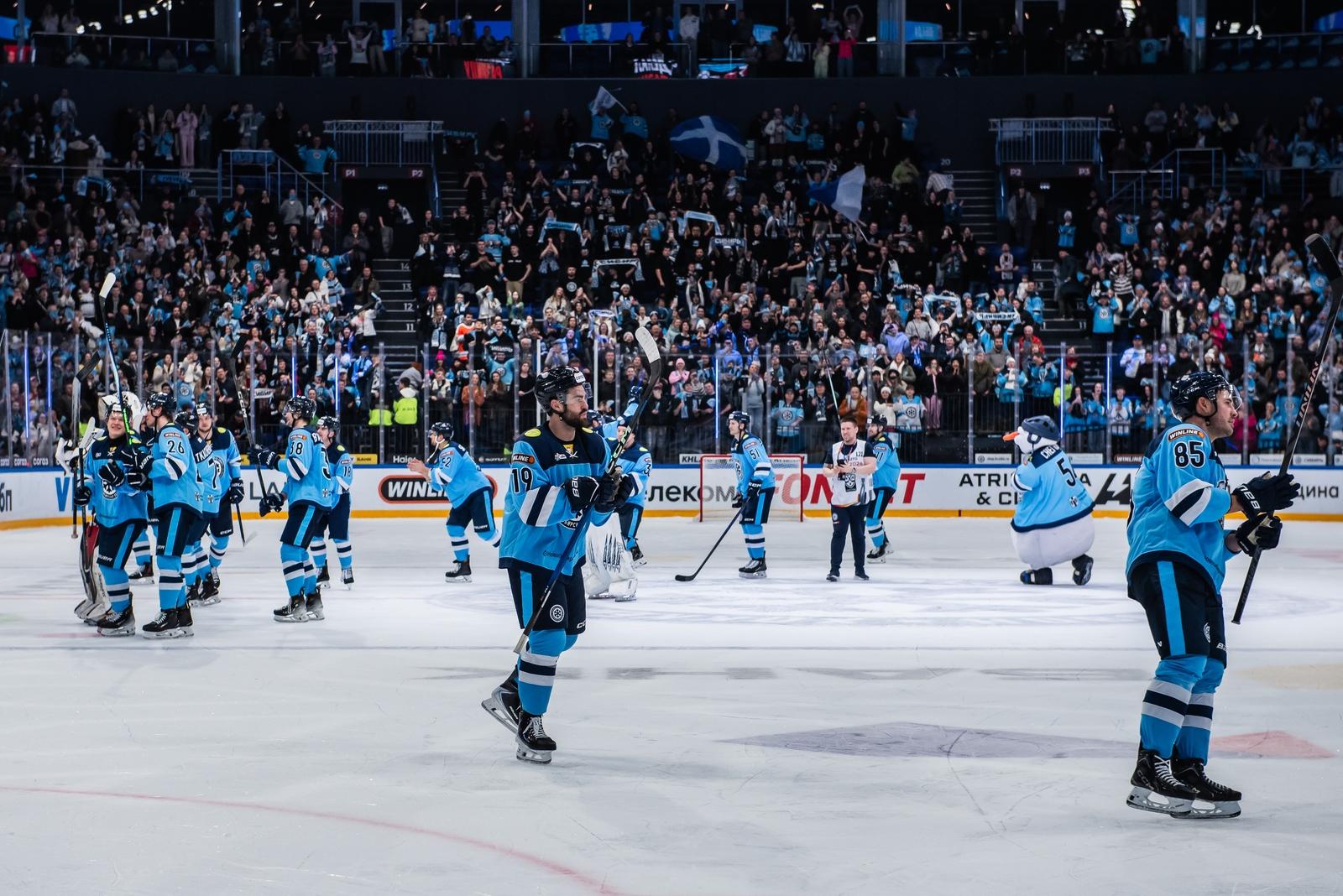 Фото Хоккейная «Сибирь» уверенно обыграла минское «Динамо»: яркие кадры матча 28