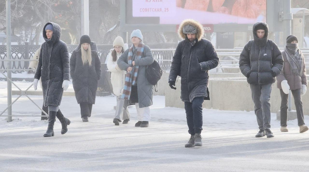 Фото Опубликованы кадры сильнейшего мороза в Новосибирске 2