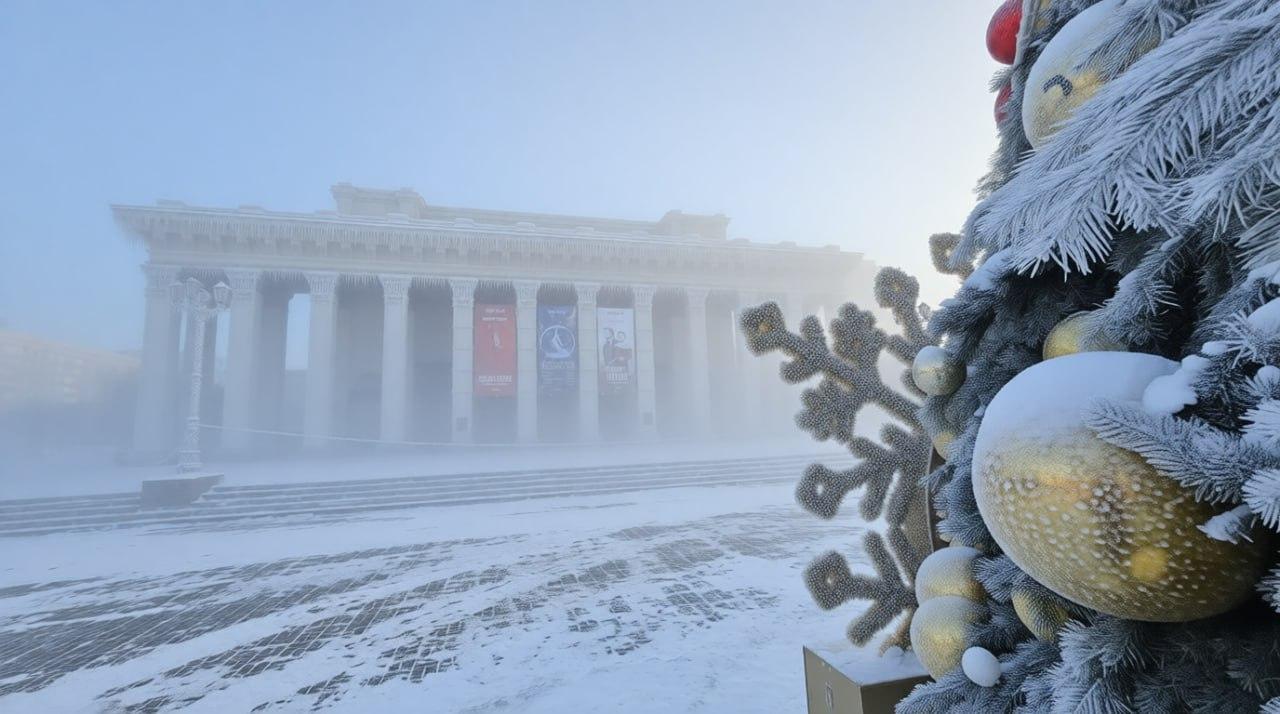 Фото Опубликованы кадры сильнейшего мороза в Новосибирске 4