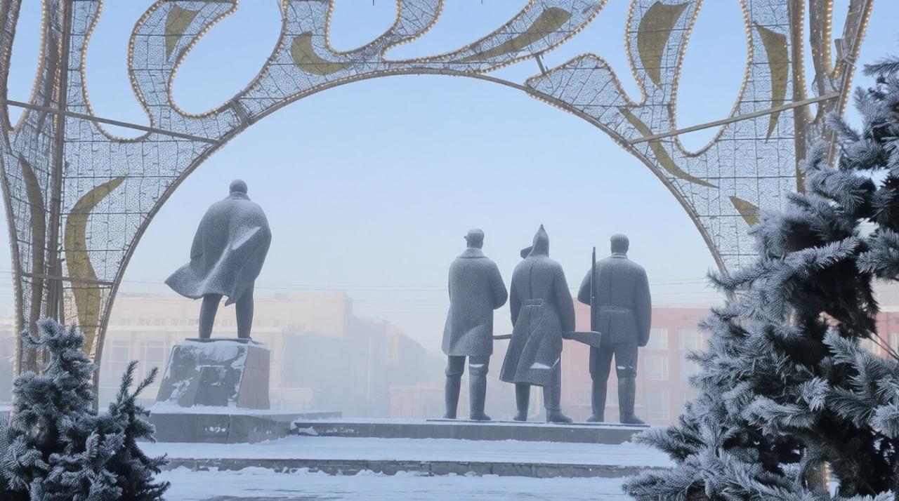 Фото Опубликованы кадры сильнейшего мороза в Новосибирске 3