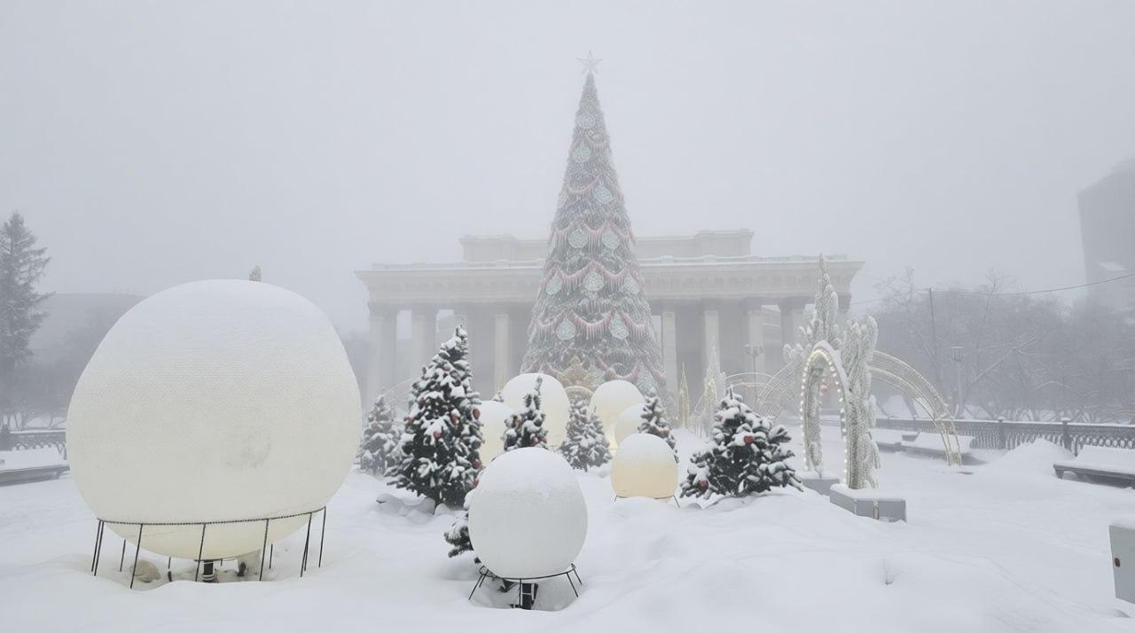 Фото Опубликованы кадры сильнейшего мороза в Новосибирске 6