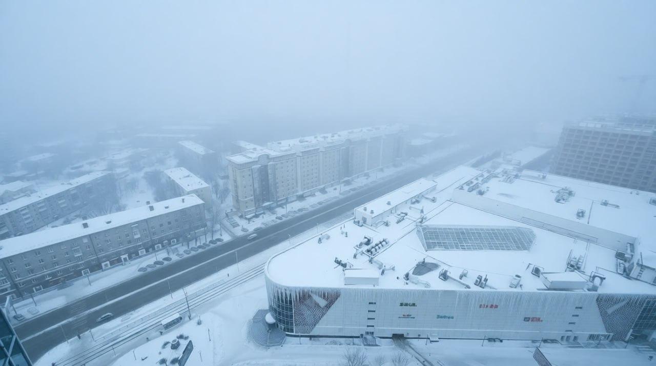 Фото Опубликованы кадры сильнейшего мороза в Новосибирске 7