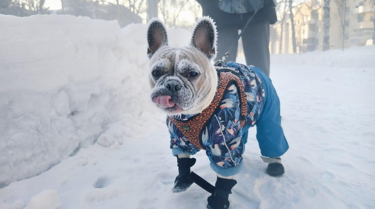 Фото Опубликованы фото украшенных жгучим морозом новосибирцев, собак и деревьев 9
