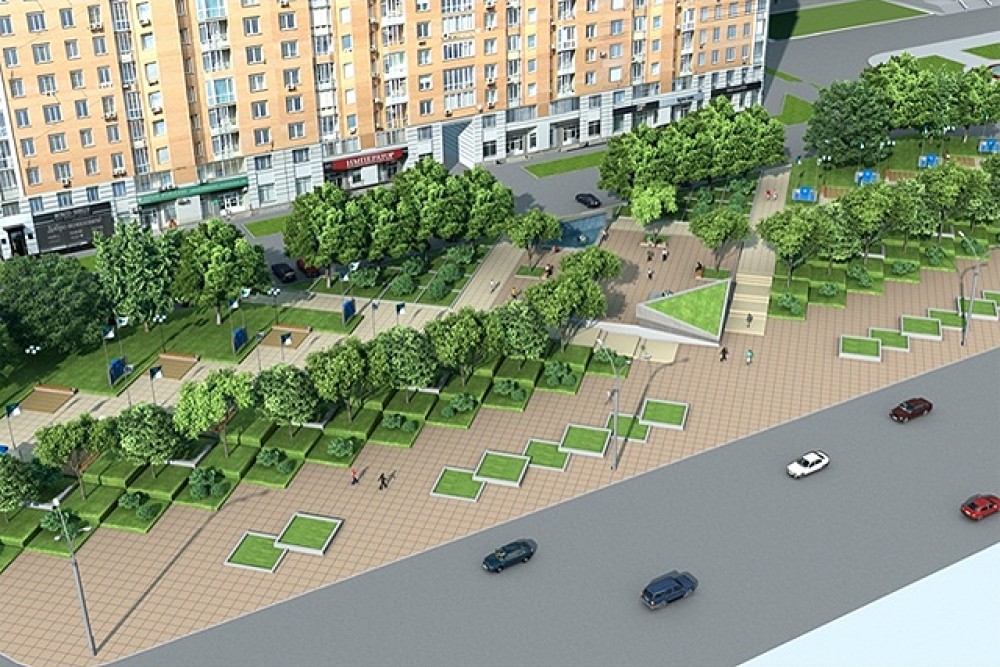Территории около. Сквер возле ГПНТБ Новосибирск. Озеленение проспекта Карла Маркса 2023 Новосибирск. Озеленение микрорайона. Озеленение жилых районов.