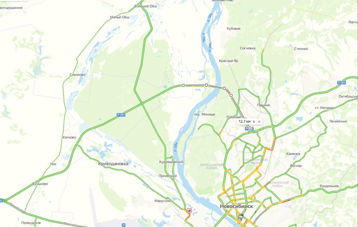 Фото 10-километровые пробки сковали выезды из Новосибирска вечером 23 июля 3