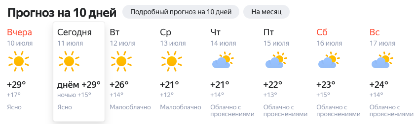 Во второй половине недели. Погода в Новосибирске.