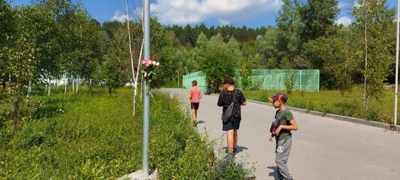 Фото Стихийный мемориал на месте убийства 17-летней девочки появился в Новосибирске 3
