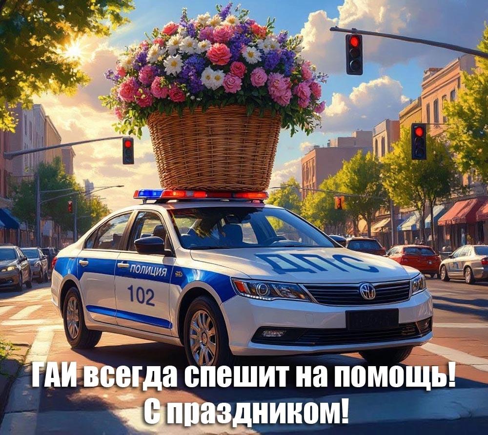 Фото «Открытки ко Дню ГИБДД: красивые поздравления для коллег и друзей» 5 - Сиб.ФМ Фото «Открытки ко Дню ГИБДД: красивые поздравления для коллег и друзей» 5
