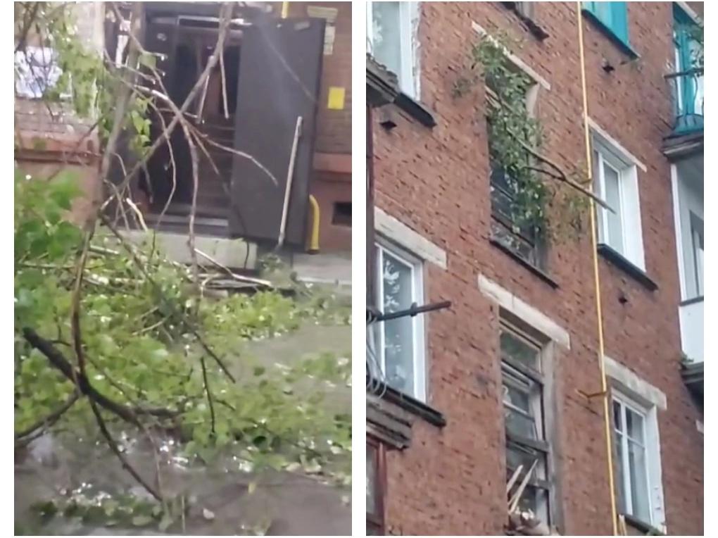 Фото Разрушенные дома и затопленные дороги. Как Новосибирск пережил мощный ливень и ураган 9