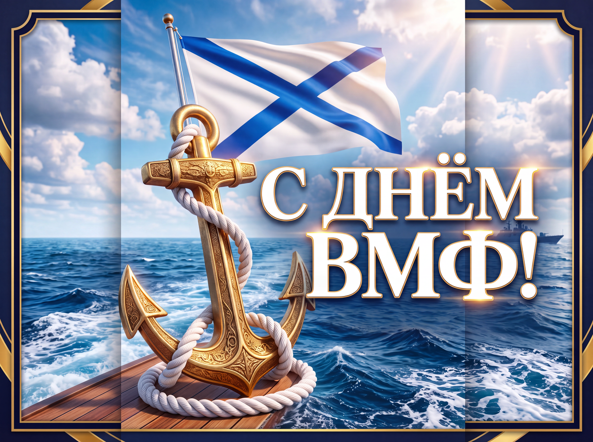 Фото День Военно-морского флота 26 июля 2026 года: красивые открытки к празднику 6
