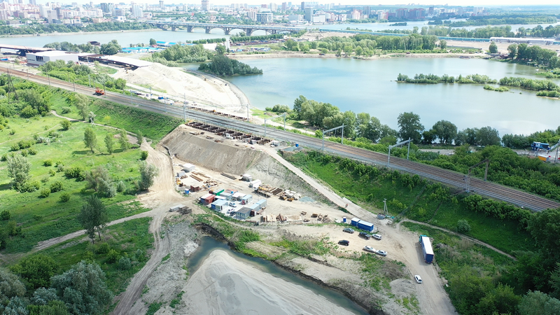 Фото В Новосибирске завершили микротоннелирование для строительства путепровода четвёртого моста 2