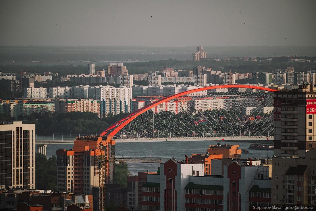 Фото Фотограф Слава Степанов снял Новосибирск на закате с крыши высотки 5