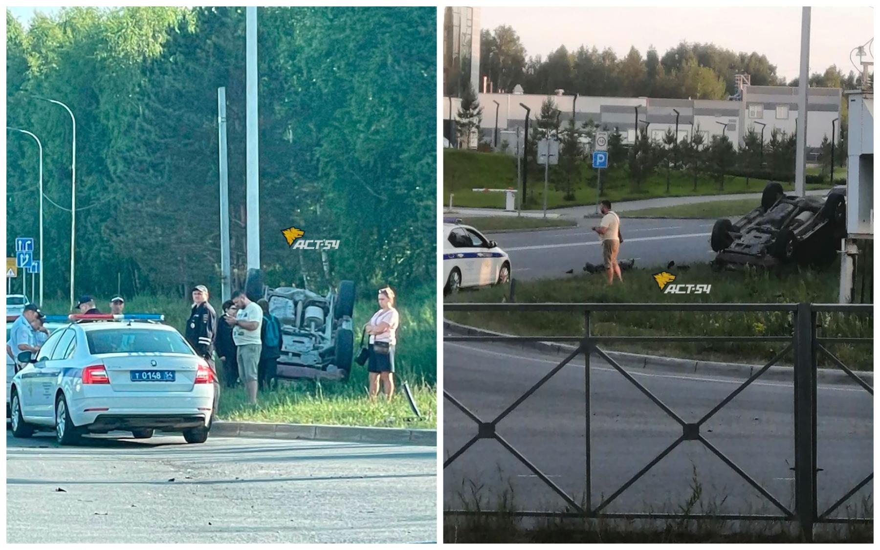 Под Новосибирском автомобиль сбил мальчика на мопеде и перевернулся в кювет  - sib.fm