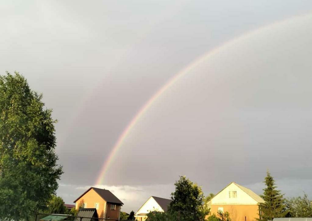 Фото Жители Новосибирска делятся фото двойной радуги после дождя 21 июня 6