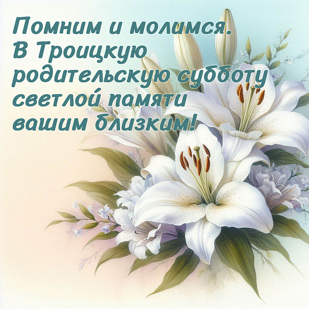 Фото Светлая память в Троицкую родительскую субботу! Трогательные открытки и картинки с молитвами 10 - Сиб.ФМ Фото Светлая память в Троицкую родительскую субботу! Трогательные открытки и картинки с молитвами 10