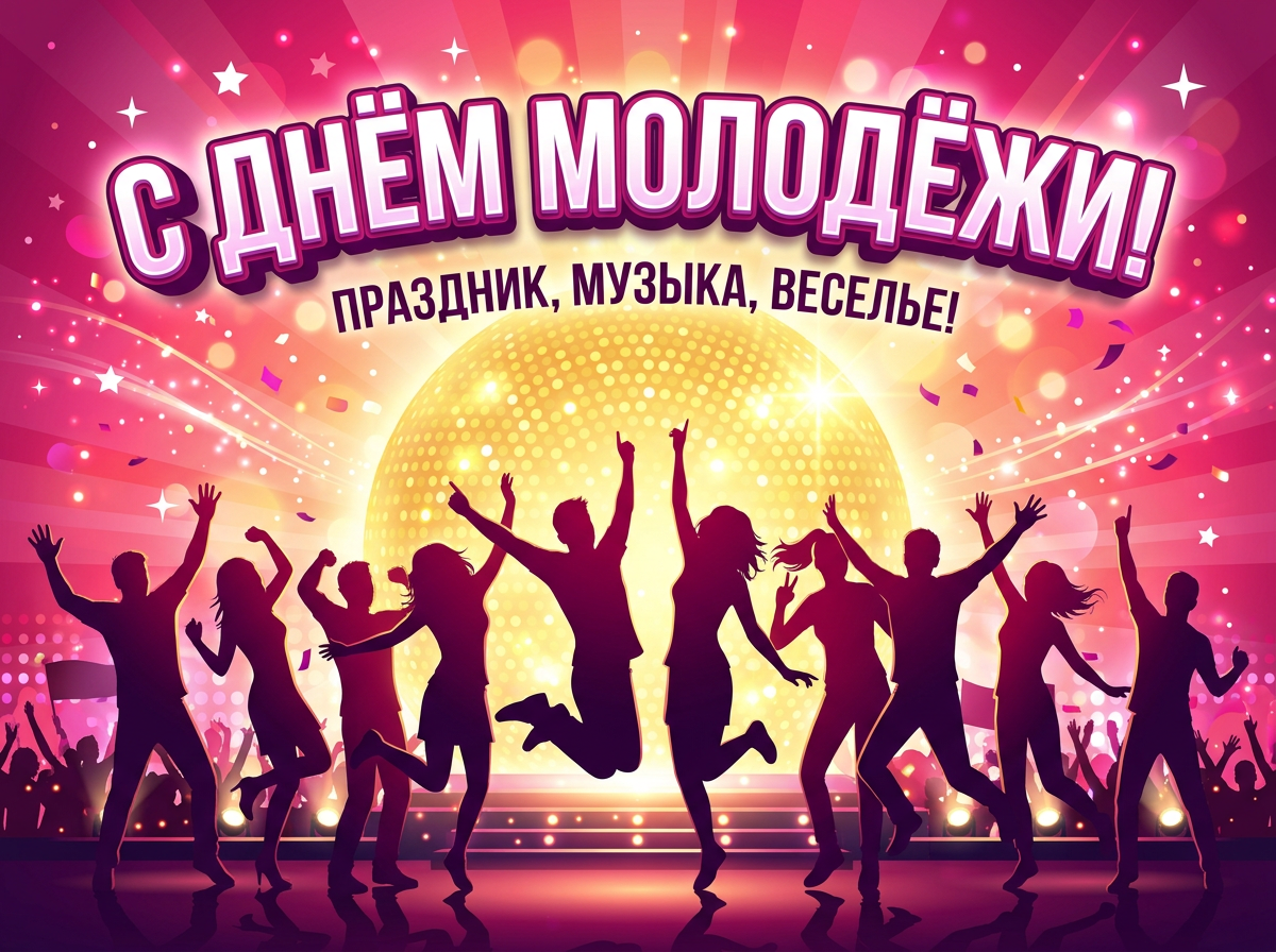 Фото День молодёжи-2026: яркие открытки к празднику 4
