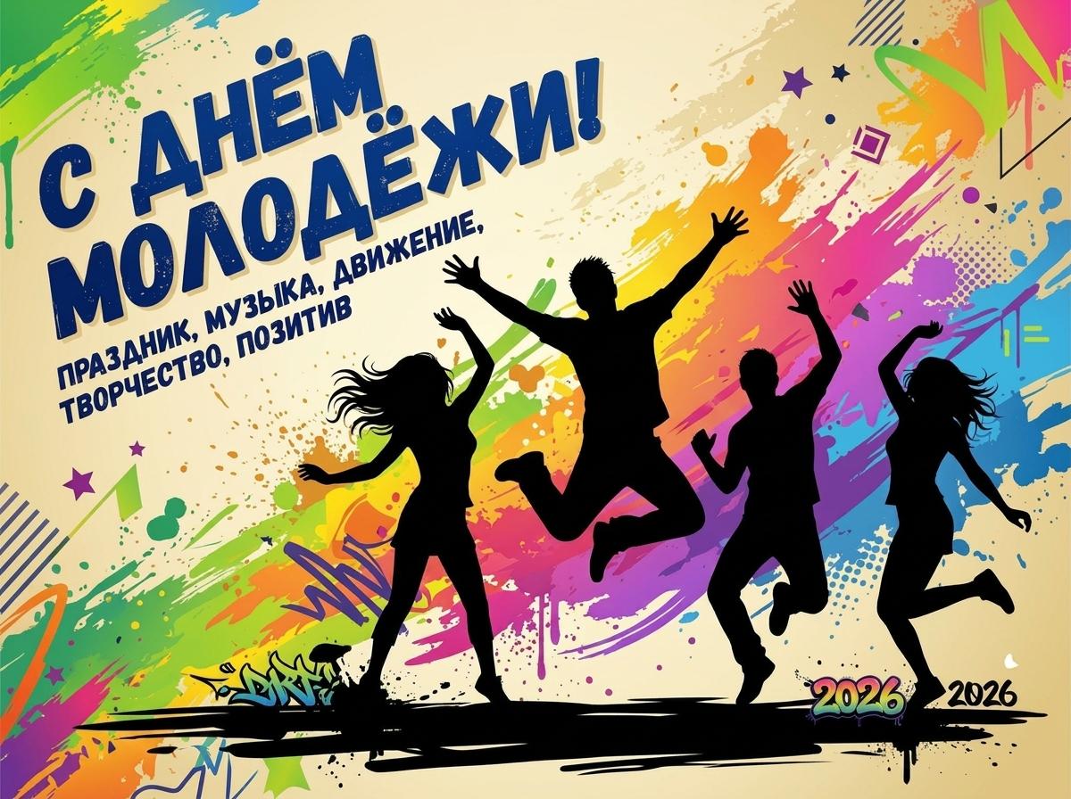 Фото День молодёжи-2026: яркие открытки к празднику 7