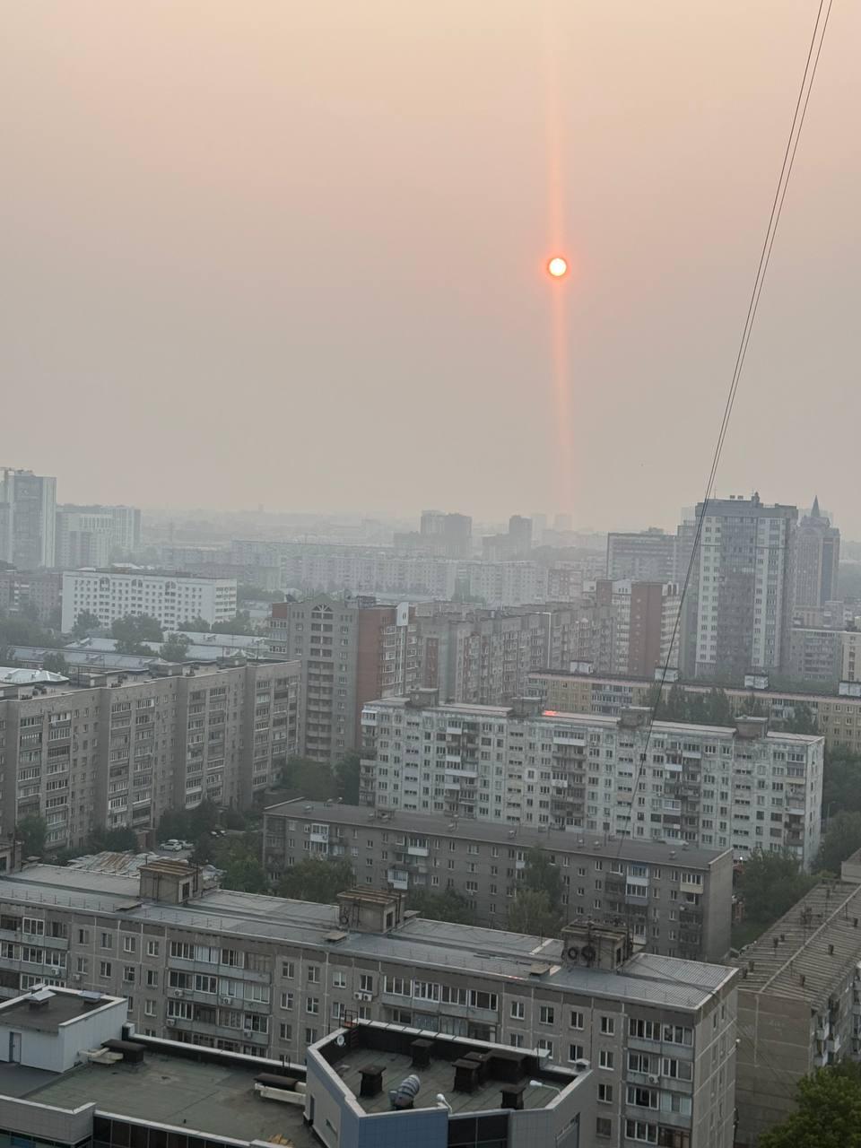 Фото Кроваво-красное солнце взошло над Новосибирском утром 22 июня 3 - Сиб.ФМ Фото Кроваво-красное солнце взошло над Новосибирском утром 22 июня 3