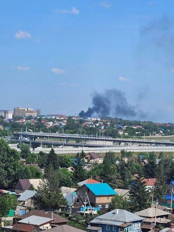 Фото В районе Новосибирского планетария заметили черный дым 2 - Сиб.ФМ Фото В районе Новосибирского планетария заметили черный дым 2