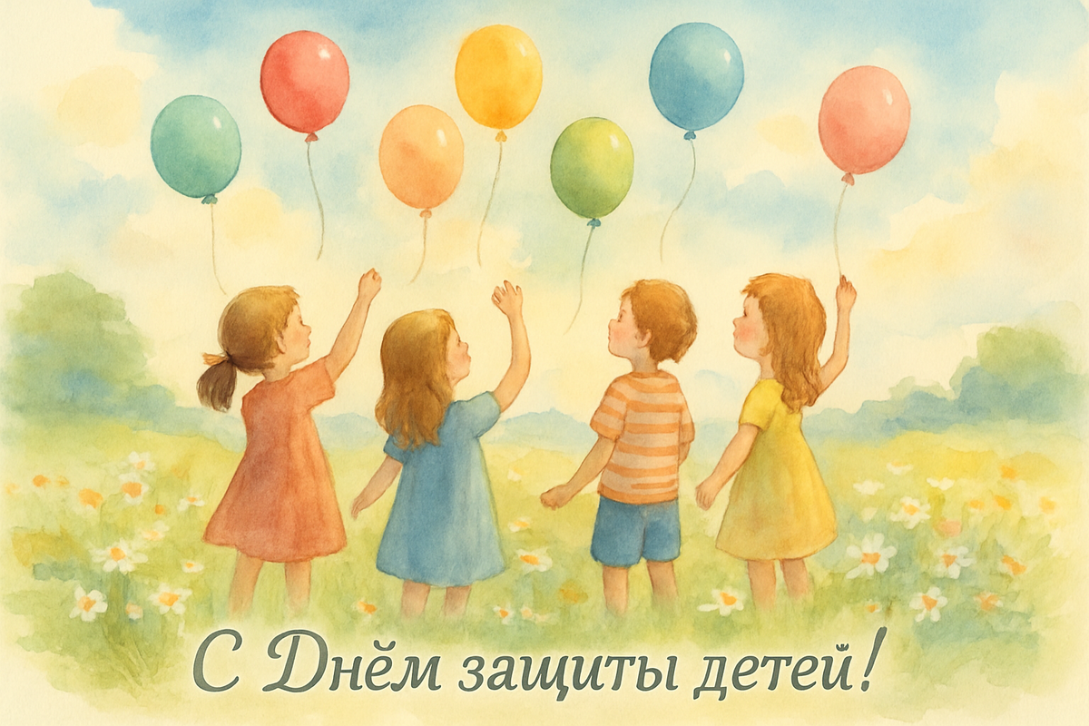 Фото День защиты детей 1 июня 2026 года: тёплые открытки к празднику 7 - Сиб.ФМ Фото День защиты детей 1 июня 2026 года: тёплые открытки к празднику 7