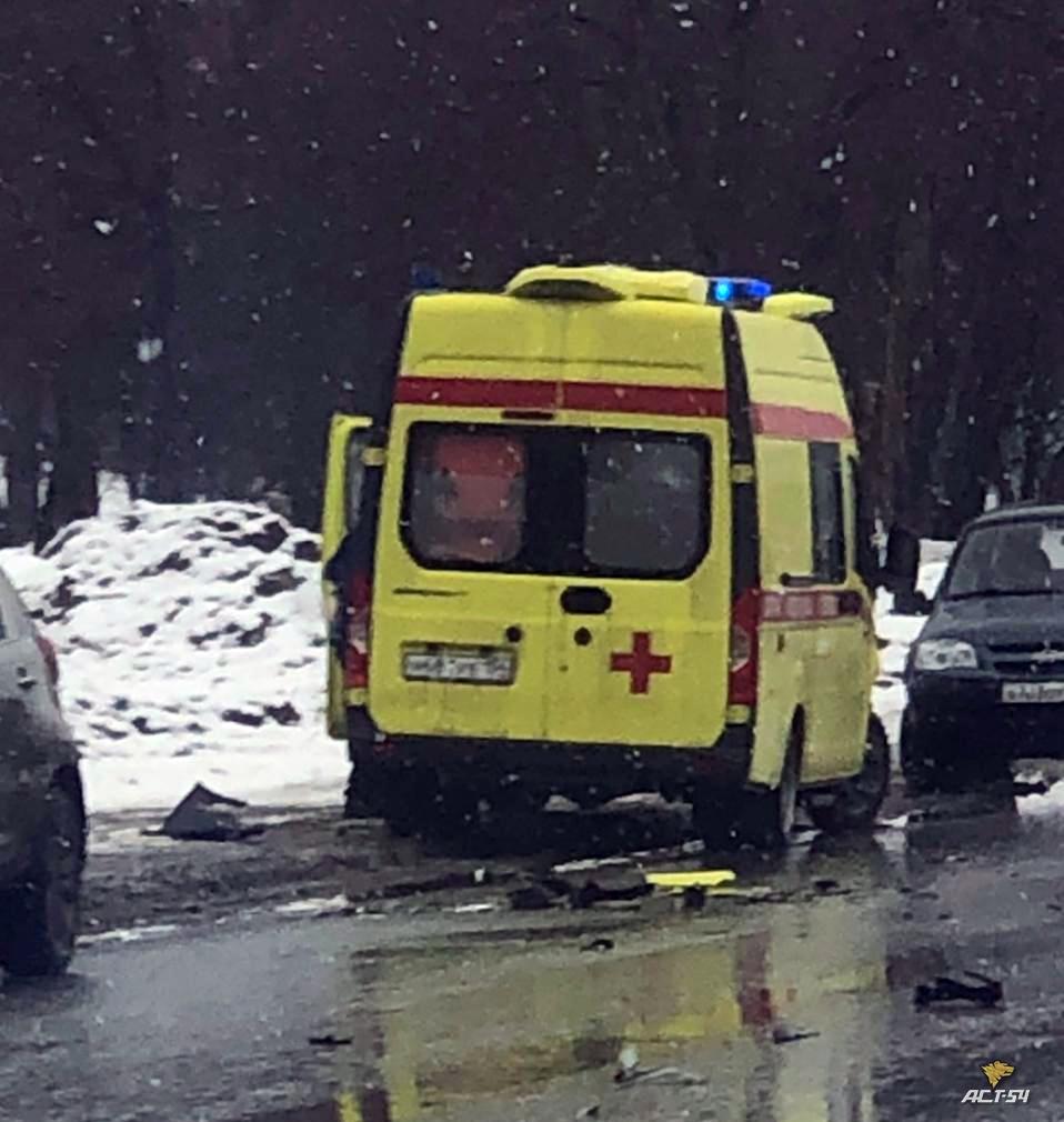 Скорая помощь попала в ДТП на Станционной в Новосибирске - sib.fm