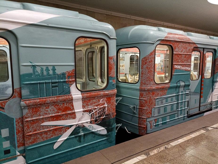 Фото В Новосибирске показали новый дизайн музея-поезда 3