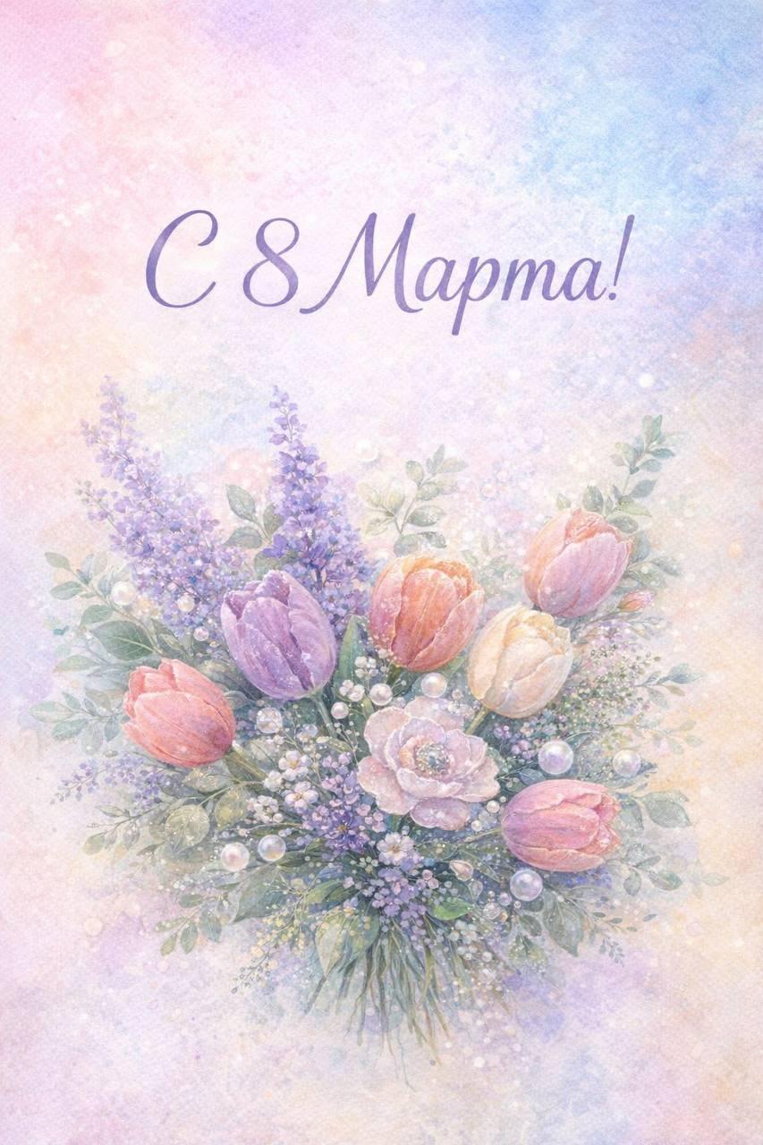 Фото С 8 Марта! Красивые открытки и картинки к празднику 2