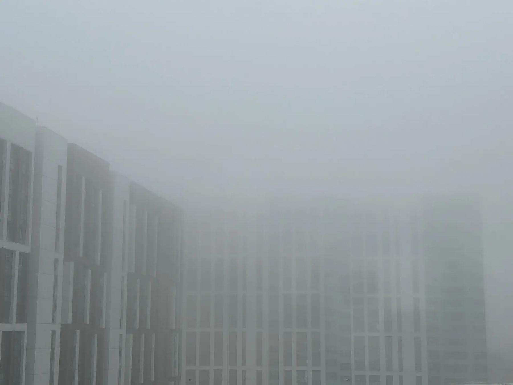 Фото Густой туман опустился на Новосибирск утром 27 марта 7