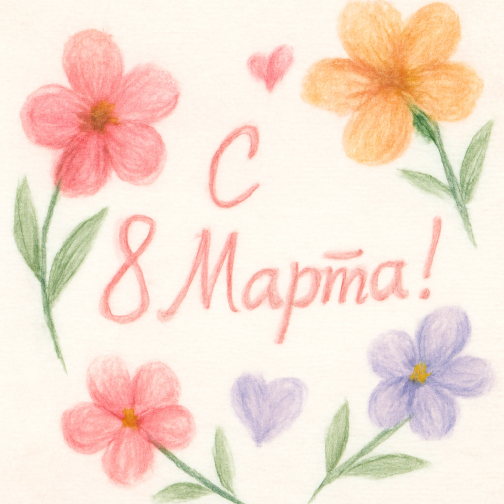Фото Открытки с 8 марта для семьи и коллег 2