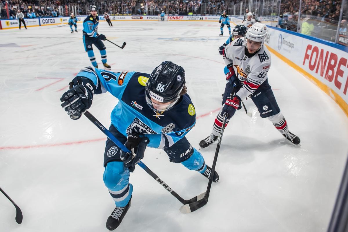 Фото Новосибирская «Сибирь» одержала волевую победу над «Металлургом»: яркие кадры напряжённого матча 26