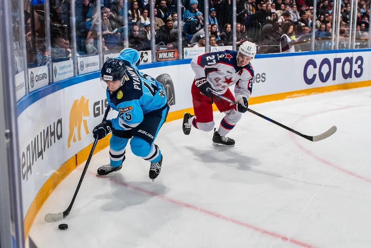 Фото Новосибирский ХК «Сибирь» обыграл ЦСКА со счетом 3:2. ФОТОРЕПОРТАЖ 9
