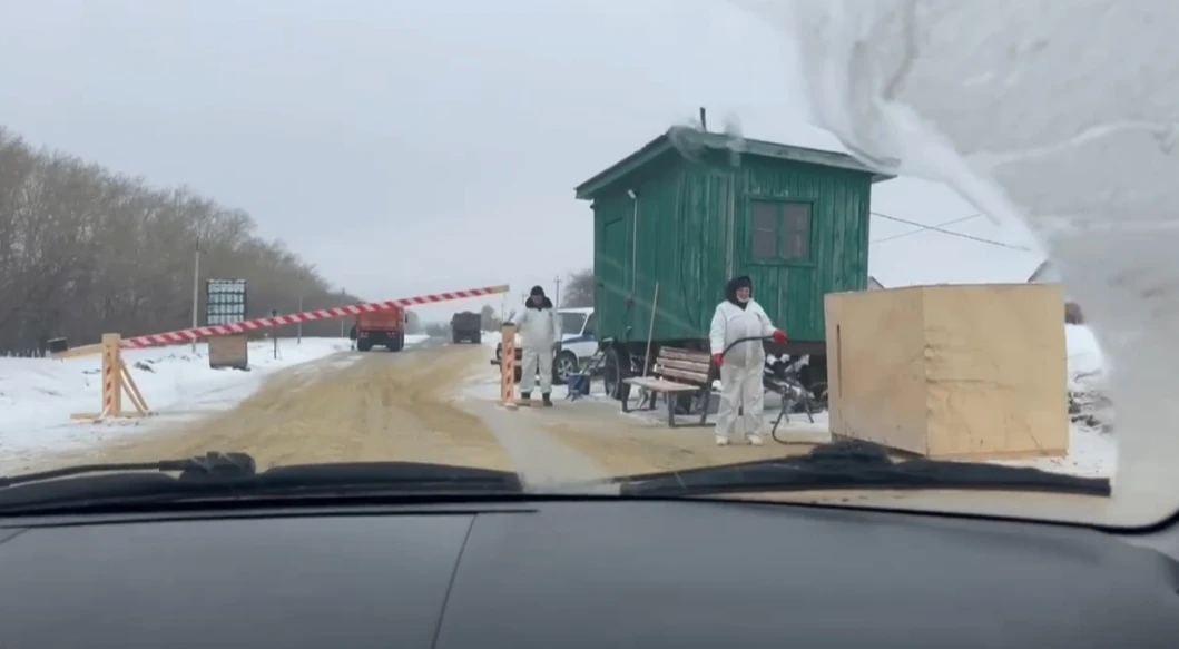 Фото Блокпосты организовали на въездах в новосибирские деревни и села, где изымают скот 2