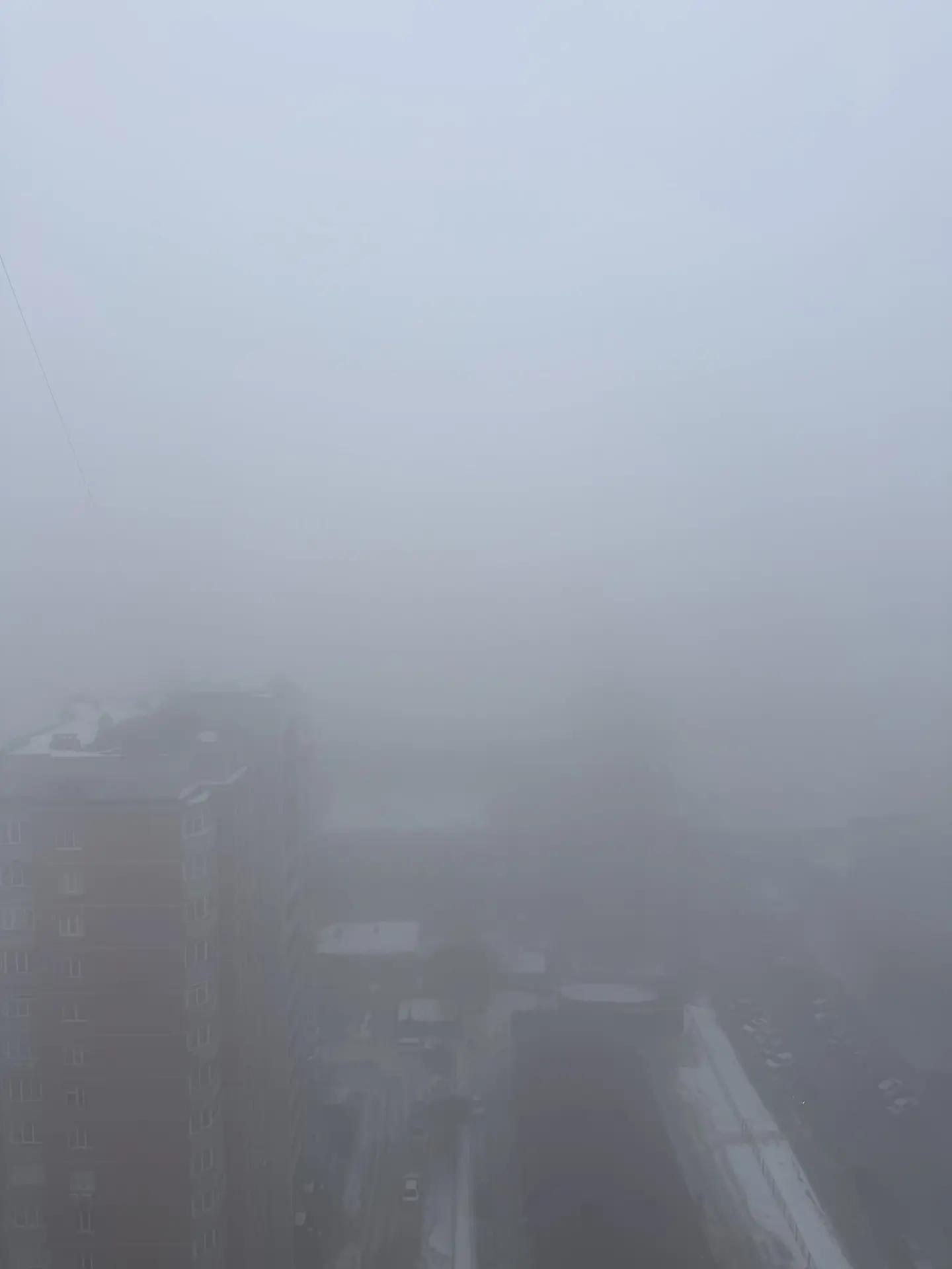 Фото Густой туман опустился на Новосибирск утром 27 марта 8