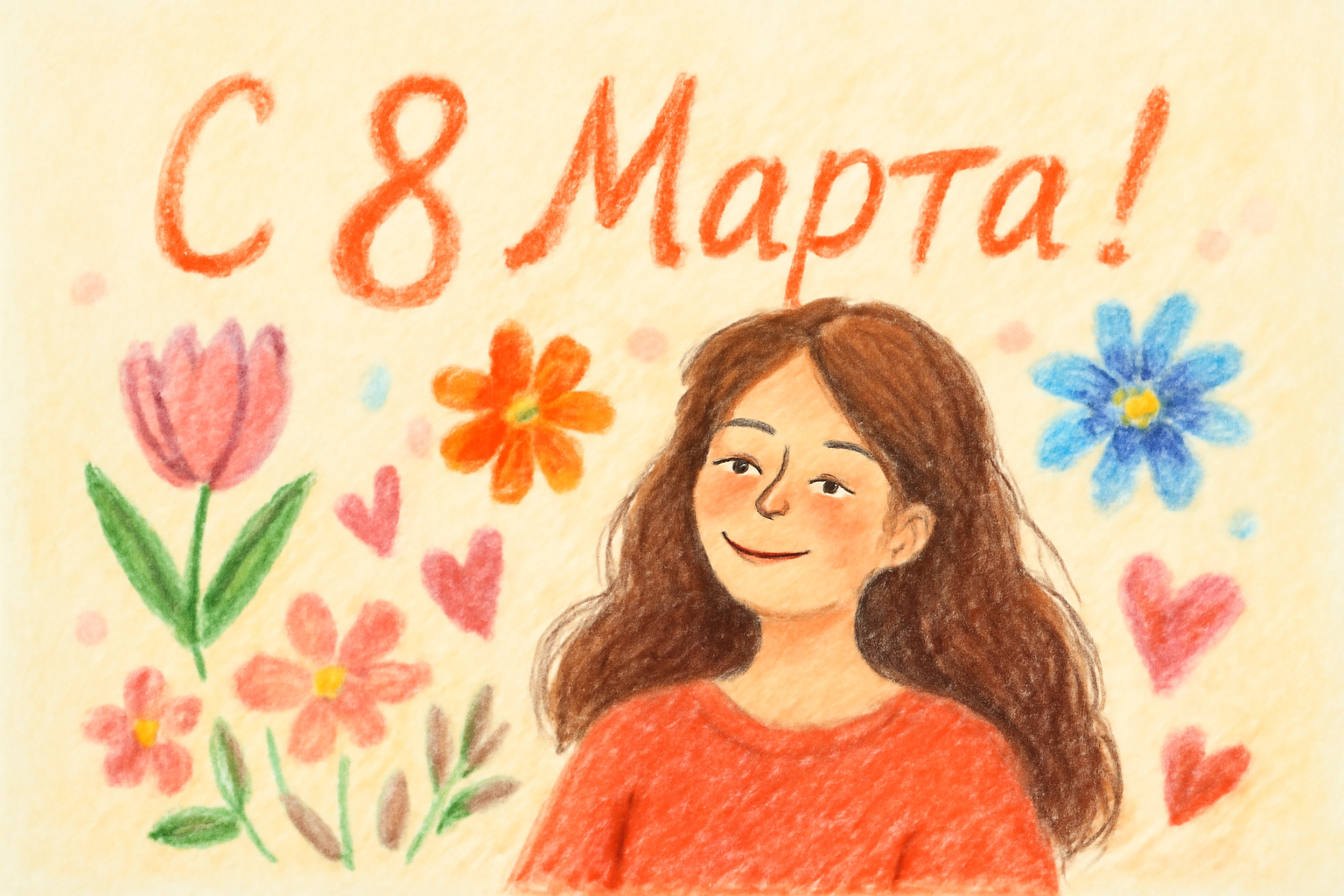 Фото Открытки с 8 марта для семьи и коллег 4